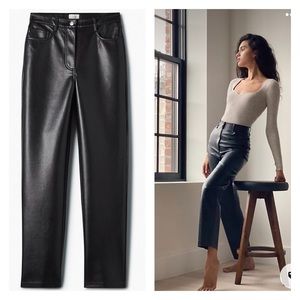 Aritzia Wilfred Melina Vegan Leather Pants